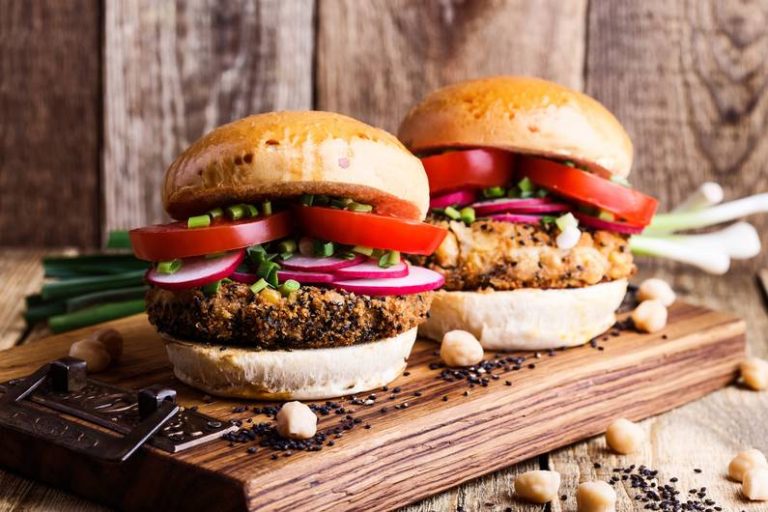 Olio minerale negli hamburger vegani