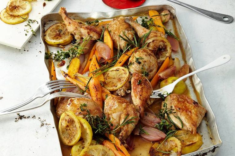 Ricetta Pollo al limone con scalogno al forno