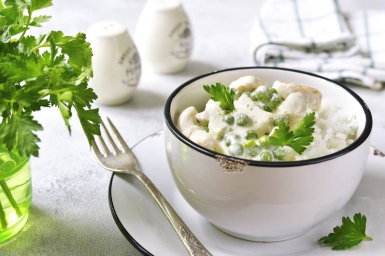 Fricasse di pollo vegano