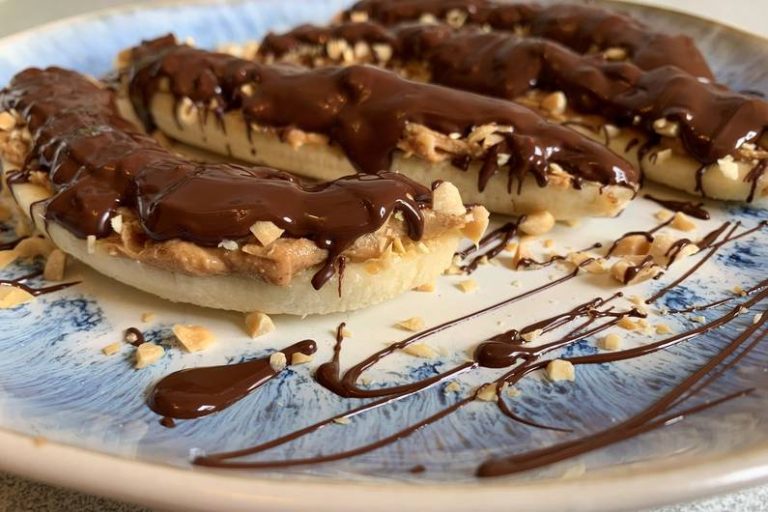 Gelato sano snickers con solo 4 ingredienti